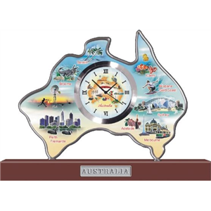 Clock Australian Cities Colour