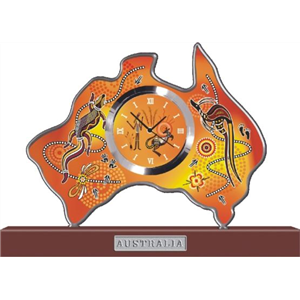 Clock Aboriginal Design Colour