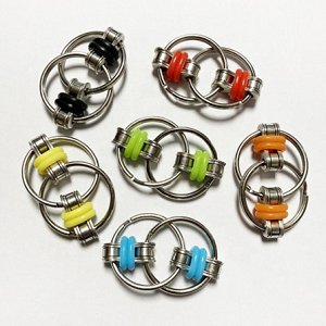 Metal Keyring Fidget Toy Flippy Chain