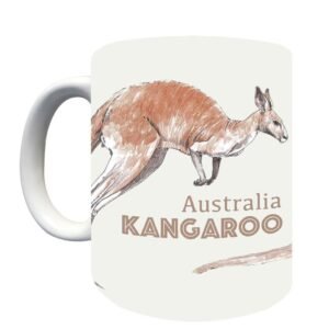 Porcelain Coffee Mug with Box - Kangaroo